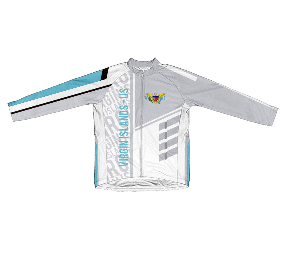 Virgin Islands - US ScudoPro Cycling Jersey Long Sleeve