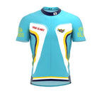 Virgin Islands - US  Full Zipper Bike Short Sleeve Cycling Jersey