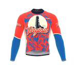 ScudoPro Pro Thermal Long Sleeve Cycling Jersey Virginia USA state Icon landmark identity  | Men and Women