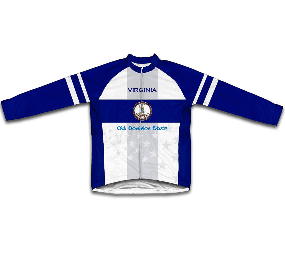 Virginia Flag Winter Thermal Cycling Jersey