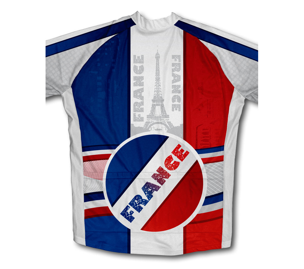 Viva La France Short Sleeve Cycling Jersey for Men and Women
