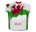 Wales Flag Winter Thermal Cycling Jersey