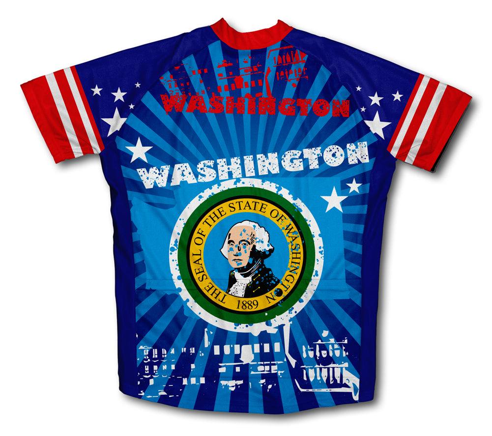 Washington Short Sleeve Cycling Jersey for Men and Women