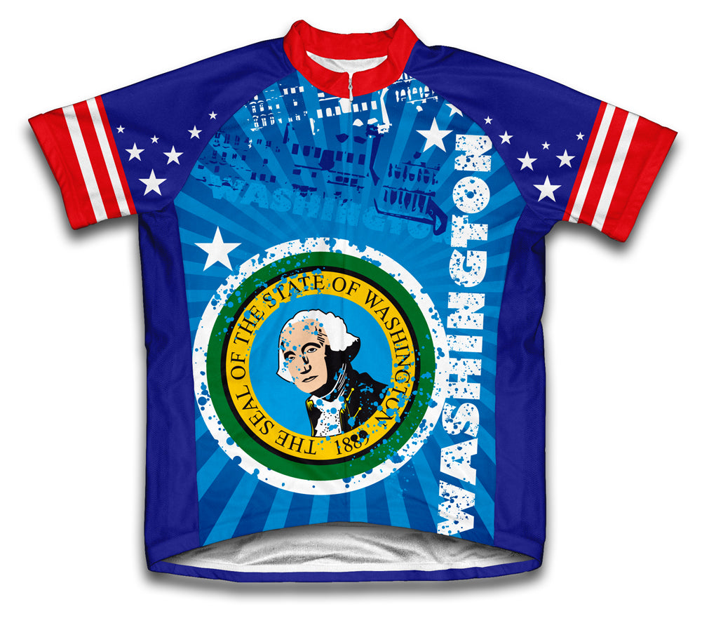 Washington Short Sleeve Cycling Jersey for Men and Women