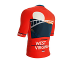 ScudoPro Pro-Elite Short Sleeve Cycling Jersey West Virginia USA State Icon landmark symbol identity  | Men and Women