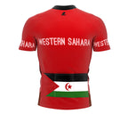 Western Sahara  Full Zipper Bike Short Sleeve Cycling Jersey
