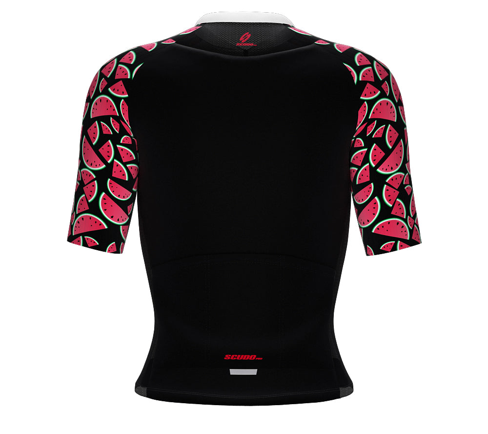Scudopro Pro-Elite Short Sleeve Cycling Pro Fit Jersey Watermelon for Women
