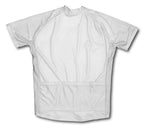 White Short Sleeve Cycling Jersey for Men and Women