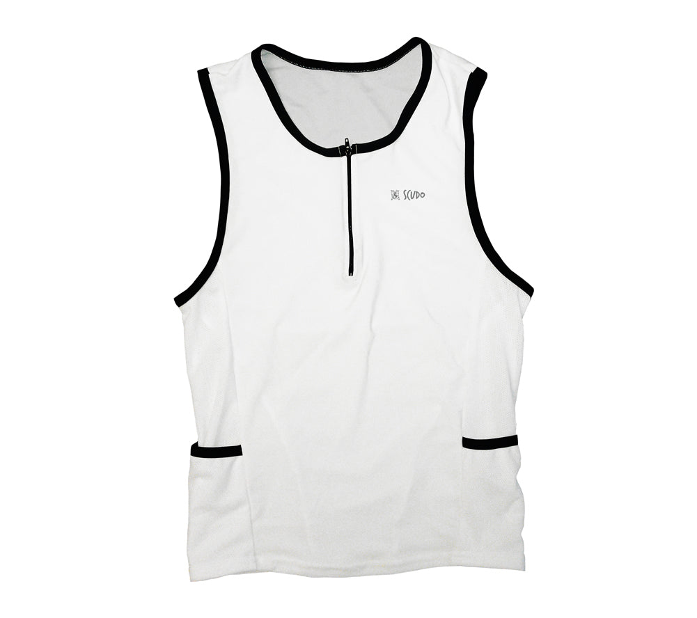 White Triathlon Top