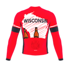 ScudoPro Pro Thermal Long Sleeve Cycling Jersey Wisconsin USA state Icon landmark identity  | Men and Women