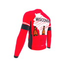 ScudoPro Pro Thermal Long Sleeve Cycling Jersey Wisconsin USA state Icon landmark identity  | Men and Women