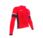 ScudoPro Pro Thermal Long Sleeve Cycling Jersey Wisconsin USA state Icon landmark identity  | Men and Women