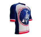 ScudoPro Pro-Elite Short Sleeve Cycling Jersey Wyoming USA State Icon landmark symbol identity  | Men and Women