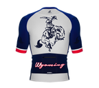 ScudoPro Pro-Elite Short Sleeve Cycling Jersey Wyoming USA State Icon landmark symbol identity  | Men and Women