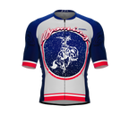 ScudoPro Pro-Elite Short Sleeve Cycling Jersey Wyoming USA State Icon landmark symbol identity  | Men and Women
