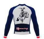 ScudoPro Pro Thermal Long Sleeve Cycling Jersey Wyoming USA state Icon landmark identity  | Men and Women