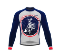 ScudoPro Pro Thermal Long Sleeve Cycling Jersey Wyoming USA state Icon landmark identity  | Men and Women