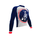 ScudoPro Pro Thermal Long Sleeve Cycling Jersey Wyoming USA state Icon landmark identity  | Men and Women