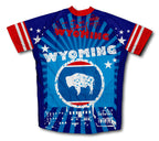 Wyoming Short Sleeve Cycling Jersey for Men and Women