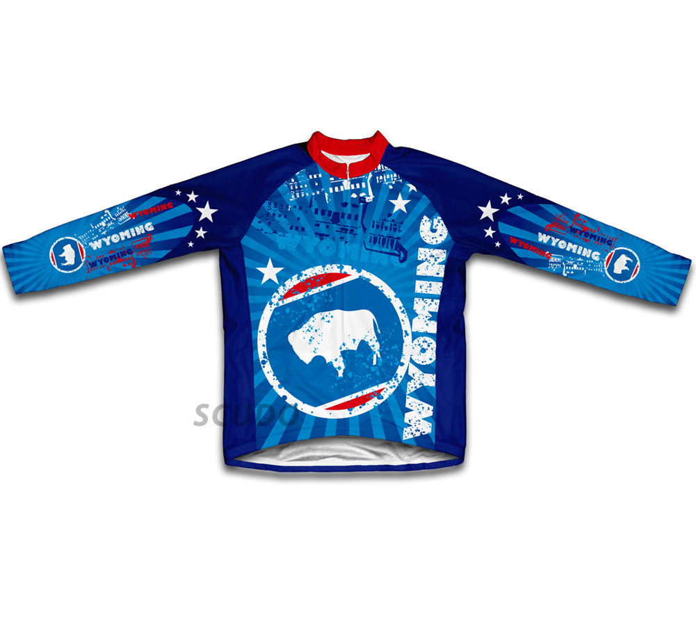 Wyoming Winter Thermal Cycling Jersey