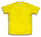 Yellow Short Sleeve Cycling Jersey for Men and Women