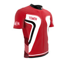 Yemen  Full Zipper Bike Short Sleeve Cycling Jersey