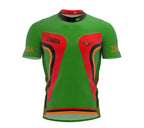 Zambia  Full Zipper Bike Short Sleeve Cycling Jersey