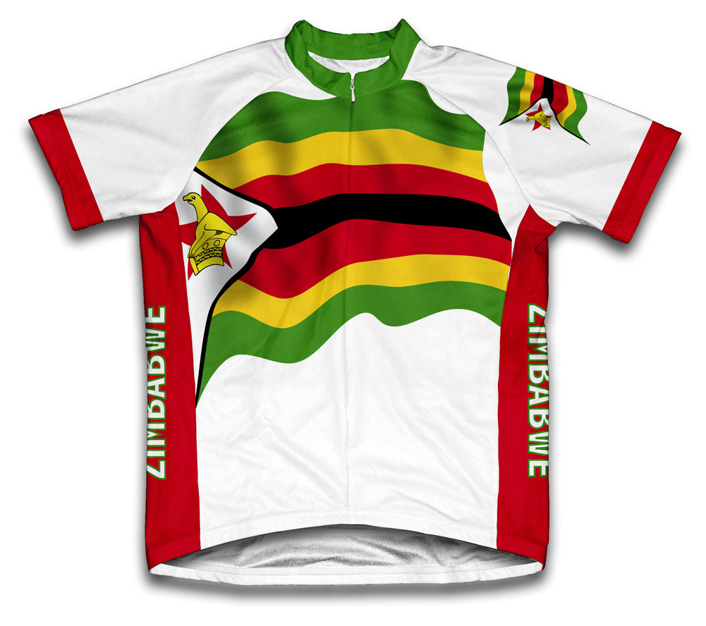 Zimbabwe Flag Cycling Jersey for Men and Women