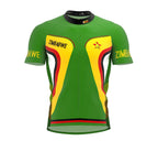 Zimbabwe  Full Zipper Bike Short Sleeve Cycling Jersey