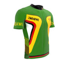 Zimbabwe  Full Zipper Bike Short Sleeve Cycling Jersey